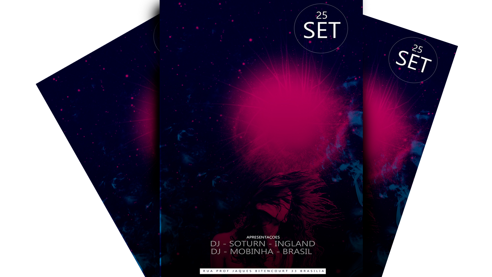 Poster para festas e festivais Photoshop CC