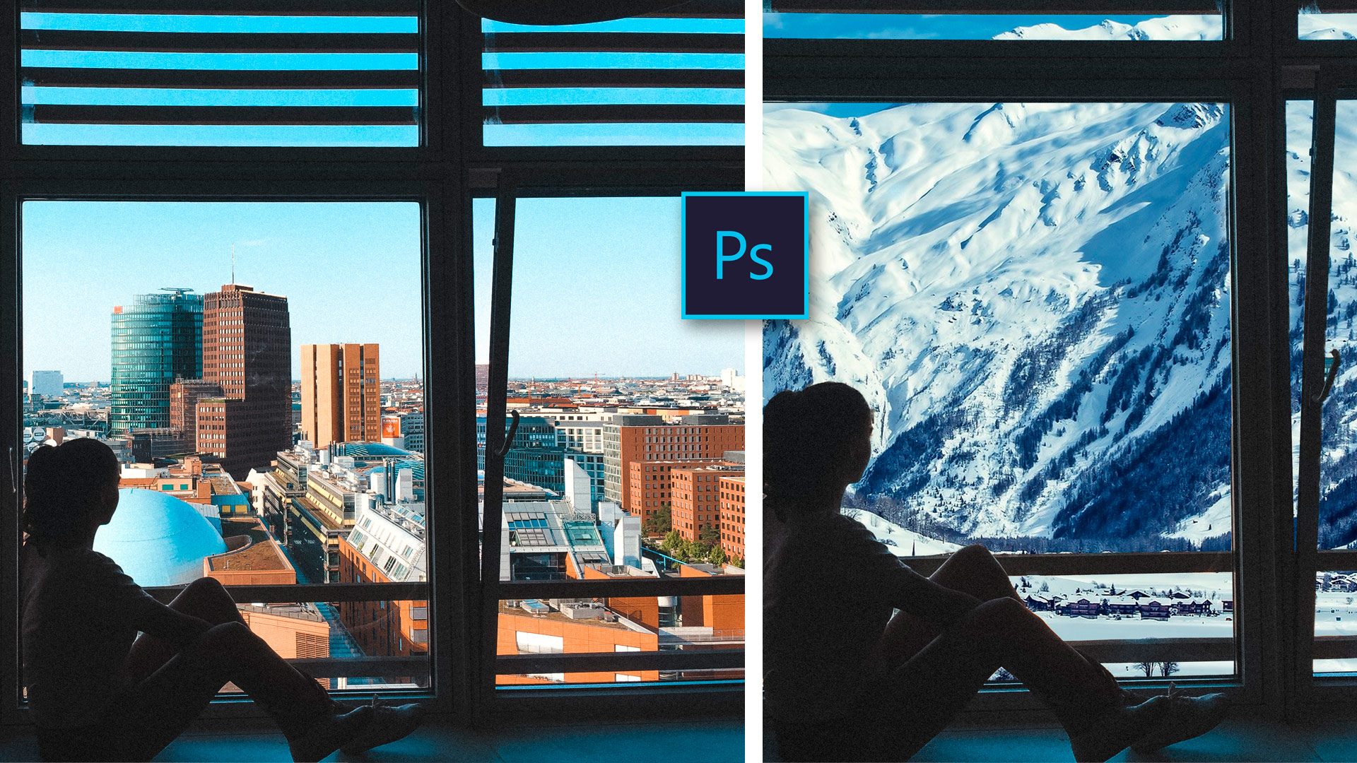 Como mudar a vista de uma janela no Photoshop