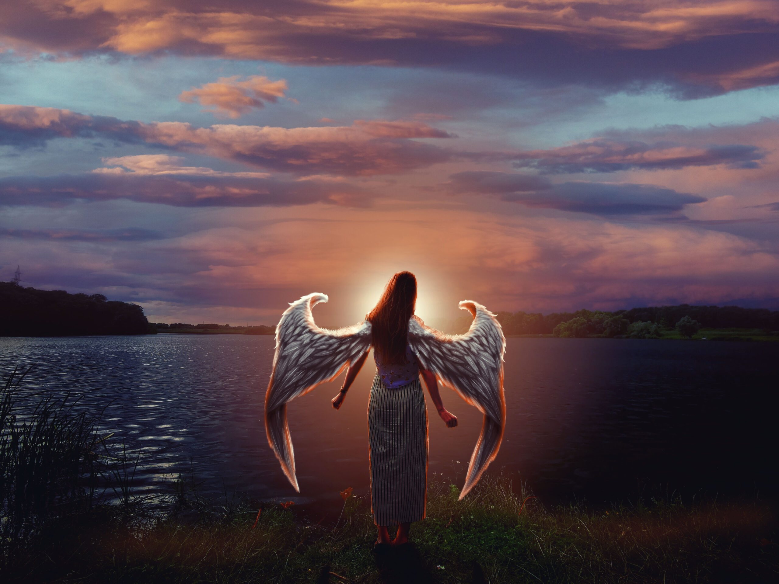 Sun Set Angell – Manipulação de Imagens