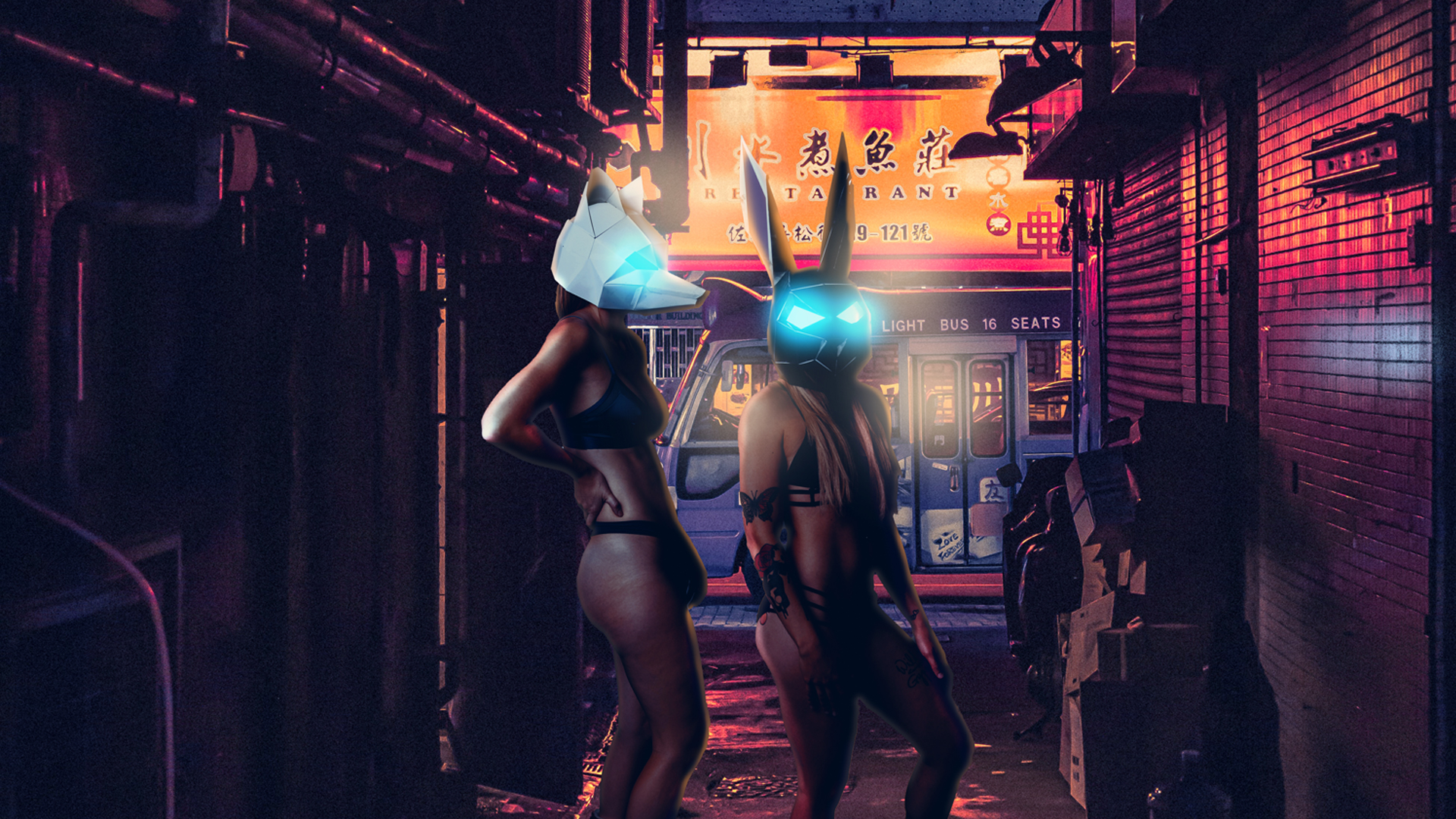 Bunny Girls – Manipulação de imagens avançadas