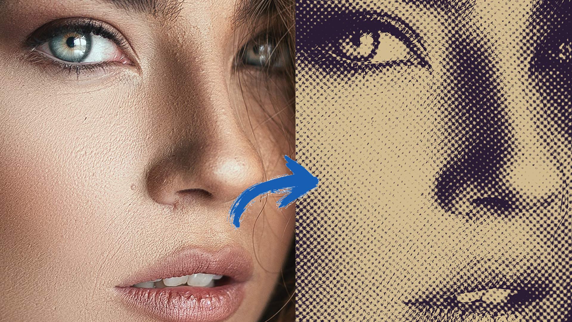 como criar halftone no photoshop em menos de 5 minutos