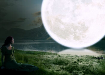 Big moon tutorial photoshop passo a passo