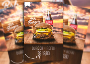 Como criar um anuncio para hamburgueria no Photoshop